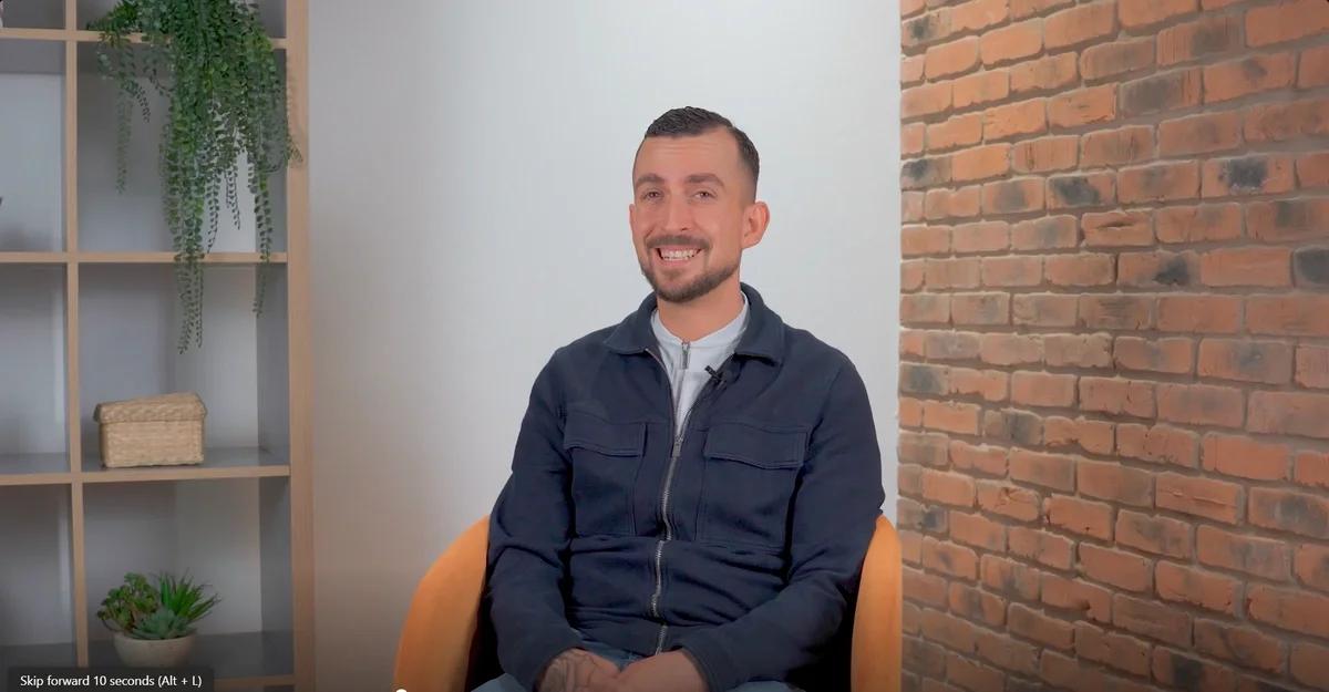 Josh who went from sleeping rough to hosting his own podcast