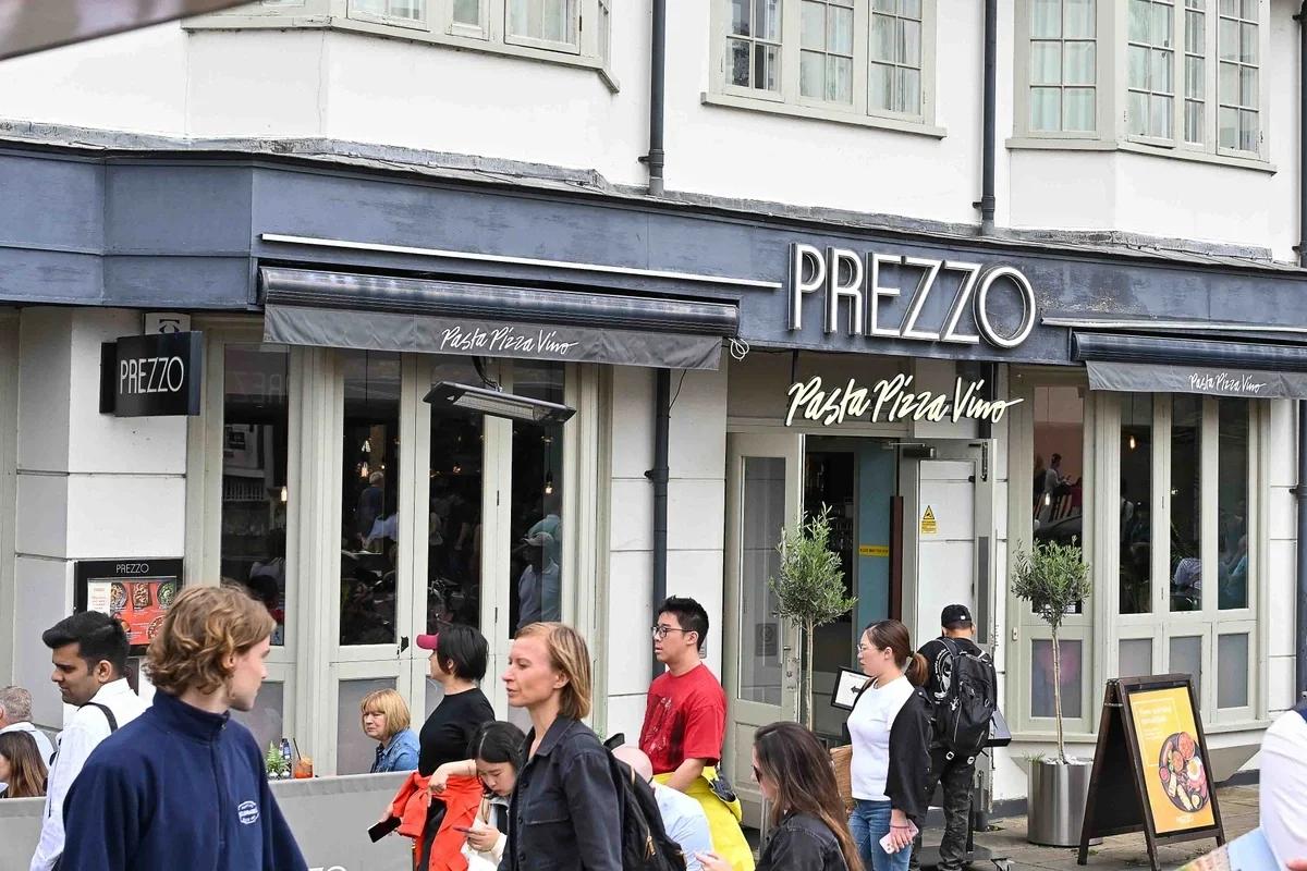Prezzo offering 99p meals on Monday