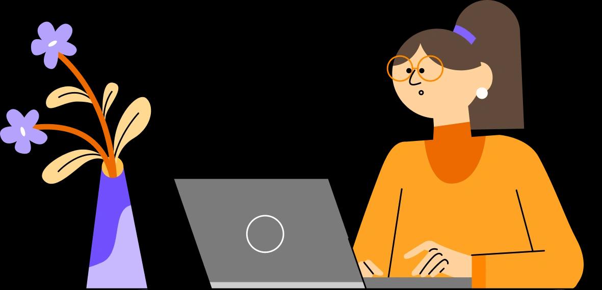 Illustration of a BNPL customer shopping online