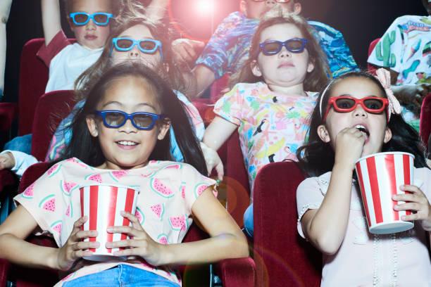 Image of kids in a cinema. Cheap kids’ cinema tickets for the summer holidays