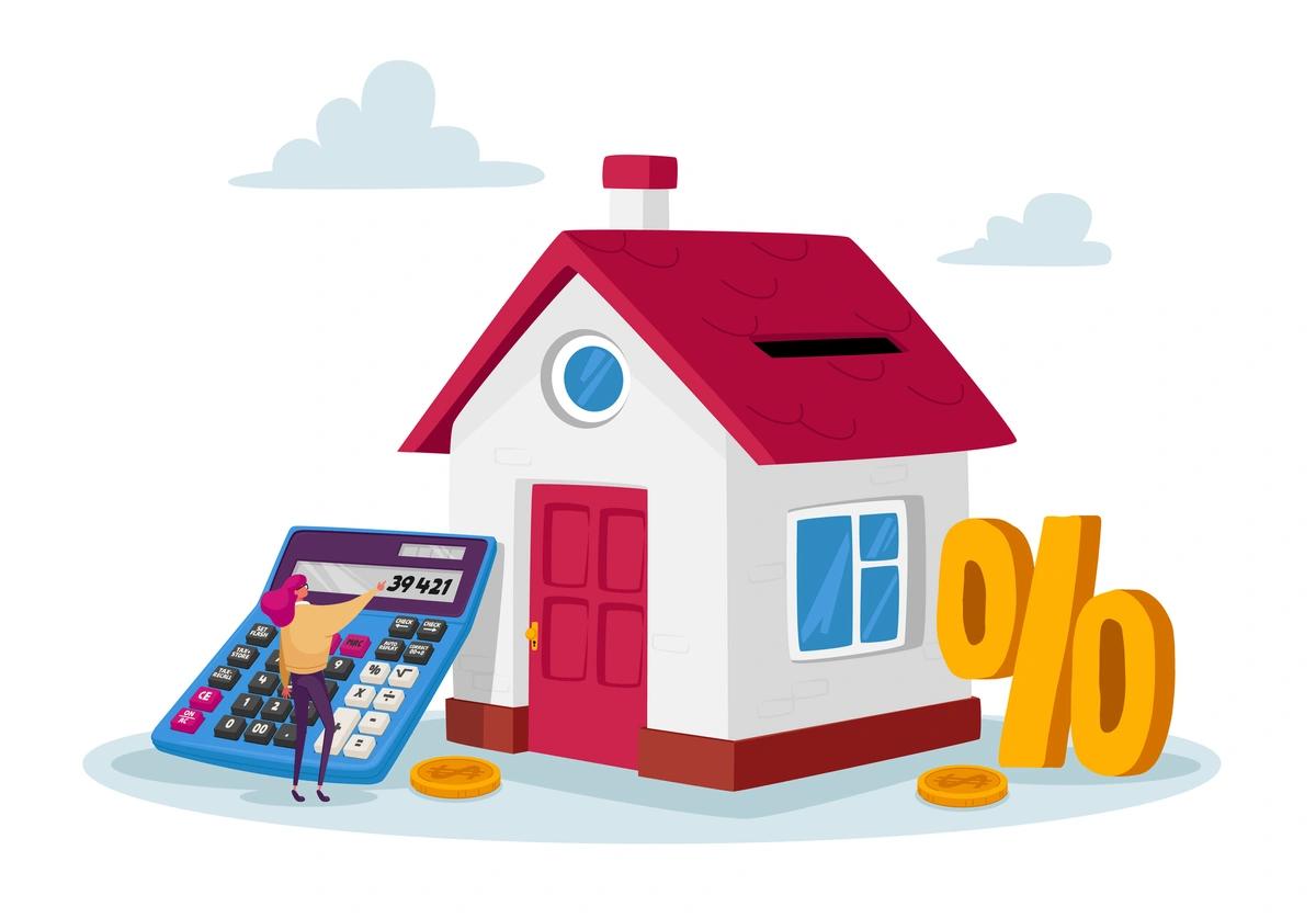 Illustration of mortgage interest